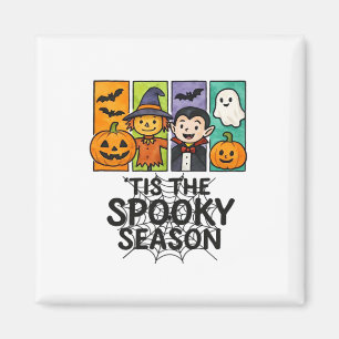 Tis The Spooky Season Halloween Vampire Pumpkin De Magnet