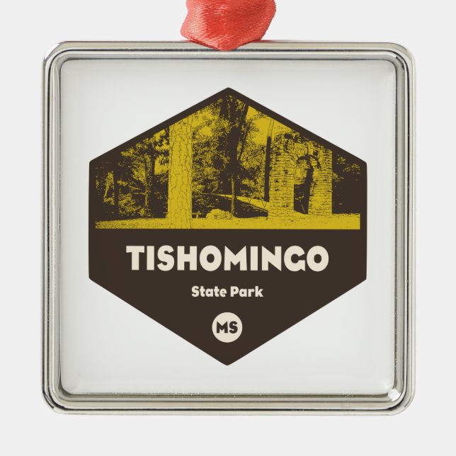 Tishomingo State Park Mississippi Metal Ornament (Front)