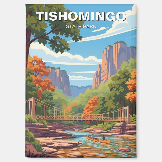 Tishomingo State Park Mississippi Travel Magnet (Front)