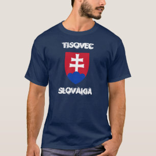 Tisovec, Slovakia with coat of arms T-Shirt