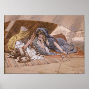 Tissot - Abram's Counsel To Sarai Poster