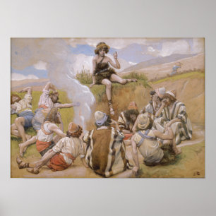 Tissot - Joseph Reveals His Dream To His Brethren Poster