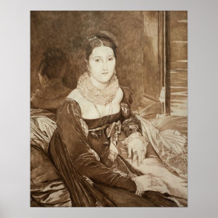 Tissot - Mme Senonnes Poster