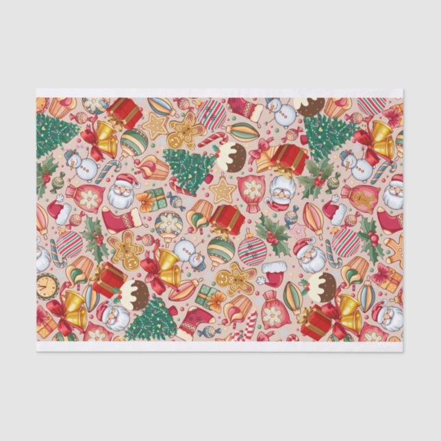 Tissue - Christmas Design  Tissue Paper (Front)