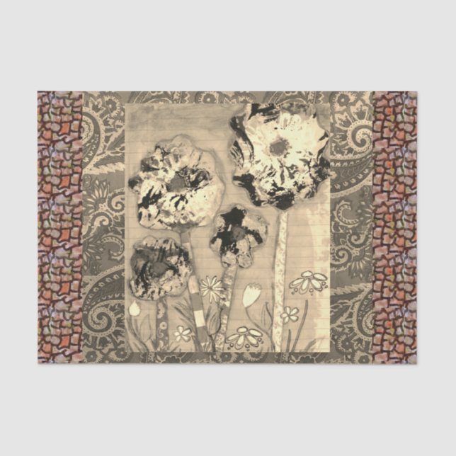 Tissue Flowers 2 Paper (Front)