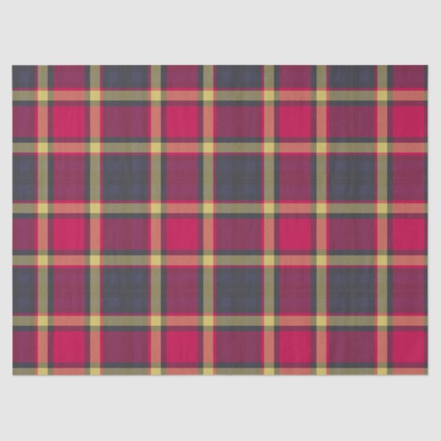 Tissue or Decoupage Paper - Scottish Tartan  (Front)