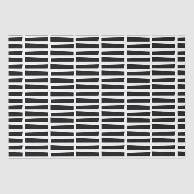 Tissue Paper / Abstract Black Lines (Front)