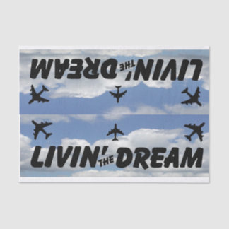 Tissue paper aeroplane