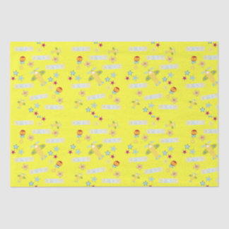 Tissue Paper Baby Aeroplane Yellow