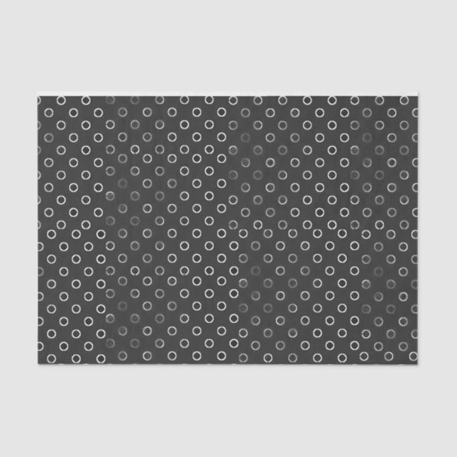 Tissue Paper Black and White Circles (Front)