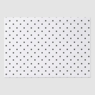 Tissue Paper/Black Polka Dots Tissue Paper