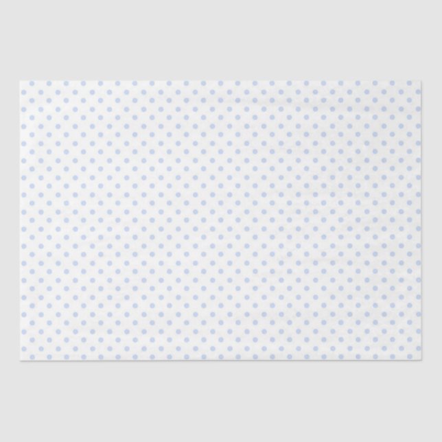 Tissue Paper/Blue Polka Dots Tissue Paper (Front)