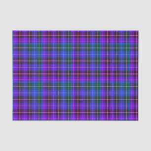 Tissue paper Christmas  green blue purple plaid