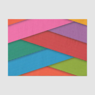 Tissue Paper Colourful Triangles