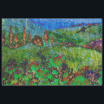 Tissue Paper Decoupage Van Gogh Style Landscape<br><div class="desc">Rich,  bold colours in Van Gogh style art tissue paper for decoupage,  gift wrap,  furniture transfer,  chalk painting</div>