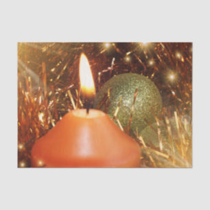 Tissue Paper festive decorated with Christmas text