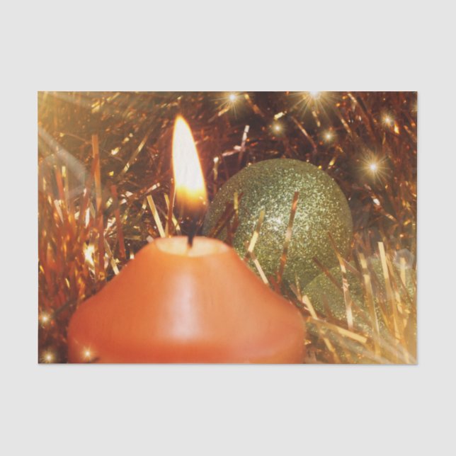 Tissue Paper festive decorated with Christmas text (Front)