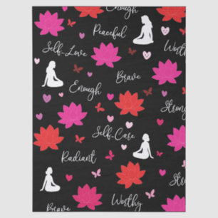 Tissue Paper Floral Self-Love Tissue Paper