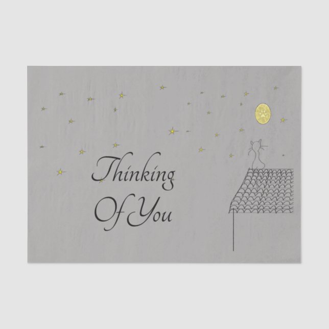 Tissue Paper for cat lovers. (Front)