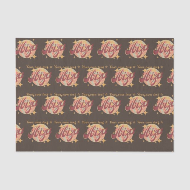 Tissue Paper gift wrapping ibiza eivissa spain (Front)