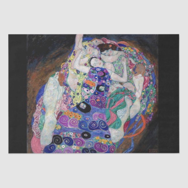 TISSUE PAPER : GUSTAV KLIMT : THE VIRGIN (Front)
