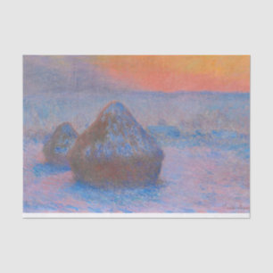 Tissue Paper HAYSTACK IN SNOW MONET