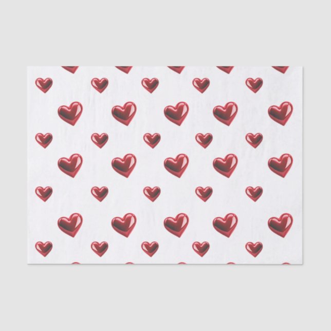 Tissue Paper Hearts  (Front)