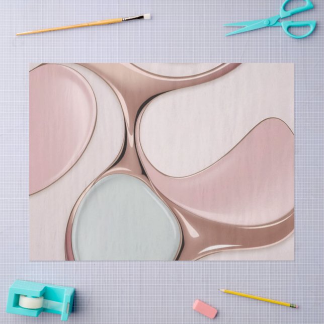 Tissue paper in stylish abstract graphic (Craft)