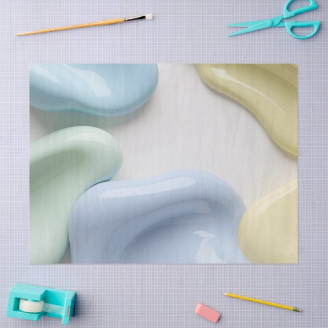 Tissue paper in stylish abstract graphic (Craft)