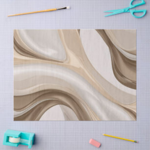 Tissue paper in stylish abstract graphic