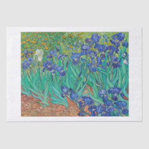 TISSUE PAPER : IRISES 1889: VINCENT VAN GOGH