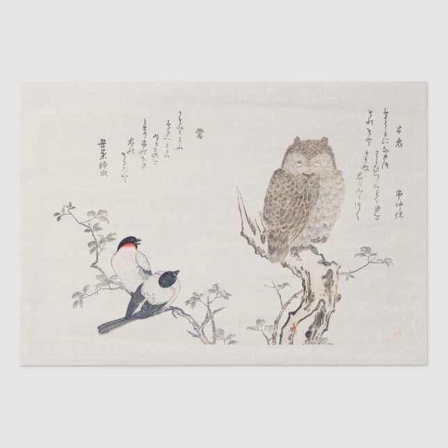 TISSUE PAPER : JAPANESE  : UTAMARO KITIGAWA 1806 (Front)