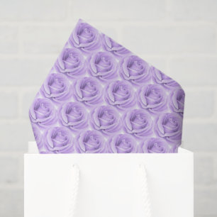 Tissue Paper-Lavender Roses Paper
