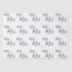 Tissue Paper - Miss to Mrs.