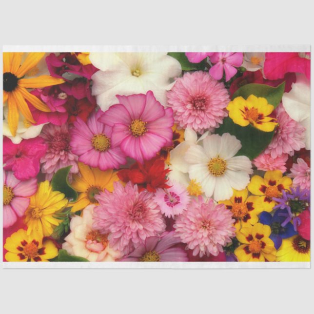 Tissue Paper - Mixed Flowers - HAMbyWG (Front)