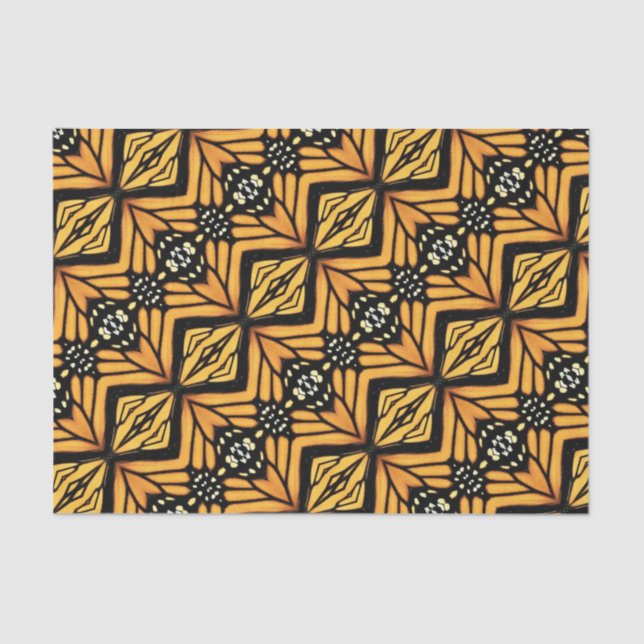 Tissue Paper Monarch Butterfly Wing (Front)