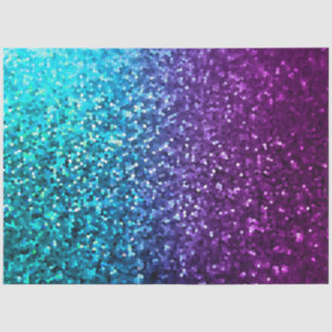 Tissue Paper Mosaic Sparkley Texture