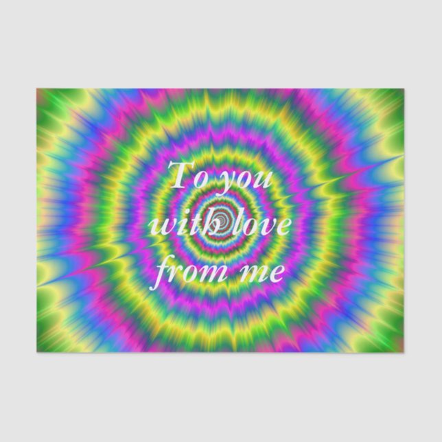 Tissue Paper  Neon Explosion (Front)