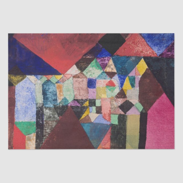 TISSUE PAPER : PAUL KLEE : MUNICIPAL JEWEL (Front)