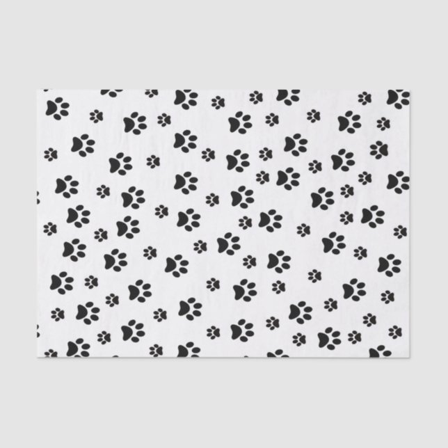 Tissue Paper Paw Cat Kitten Puppy Dog (Front)