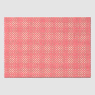 Tissue Paper/Peach Polka Dots Paper