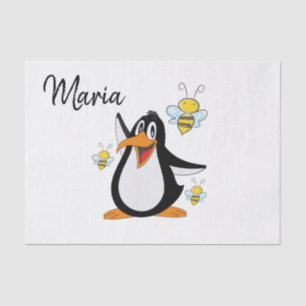 Tissue Paper Penguin Bumblebee