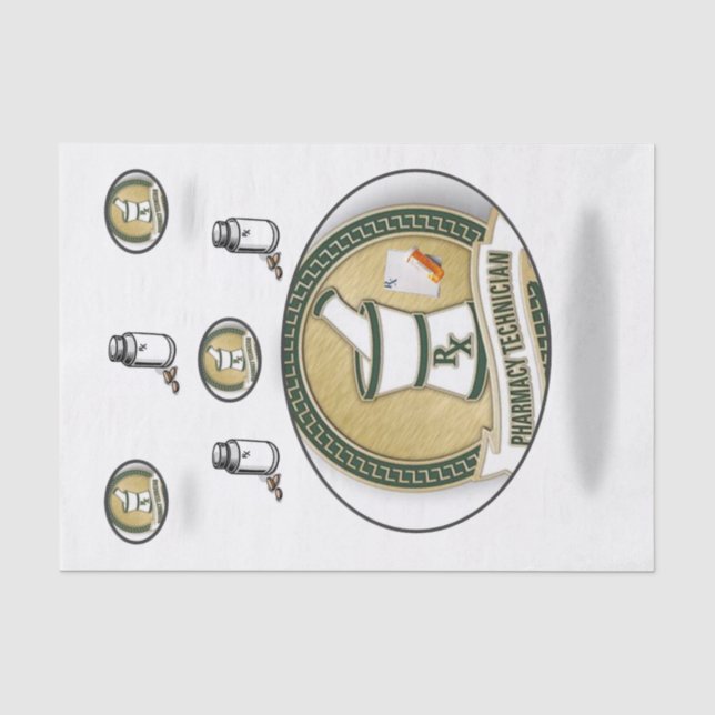 Tissue Paper Pharmacy Tech (Front)