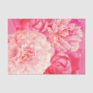 Tissue Paper Pink Peach Peonies Roses