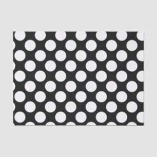 TISSUE PAPER ♥︎ POLKA DOT BLACK & WHITE ♥︎