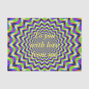 Tissue Paper Psychedelic Star