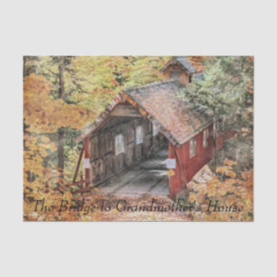 Tissue Paper Set (2) Bridge to Grandmother's House