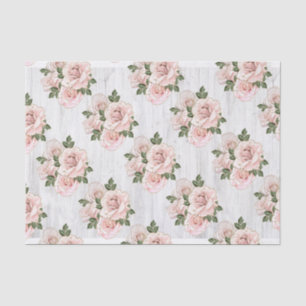 Tissue Paper Set Qty 2 Rustic Blush Roses