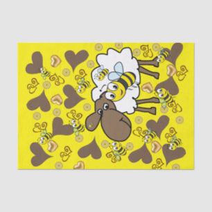 Tissue Paper Sheep Bumblebee