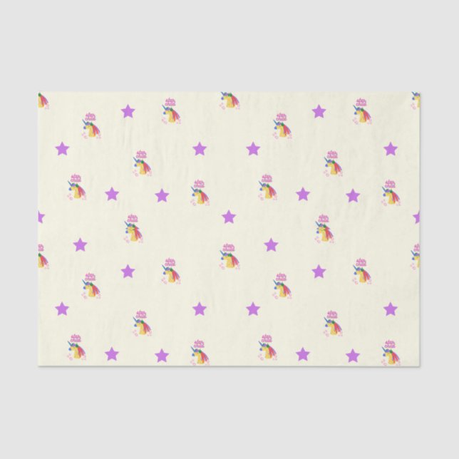 Tissue Paper Star Child  (Front)